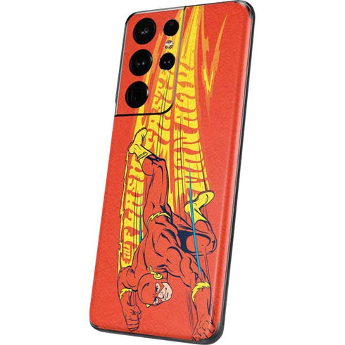 DC Comics The Flash Classic Art Running Pose Galaxy S21 Ultra 5G Skin